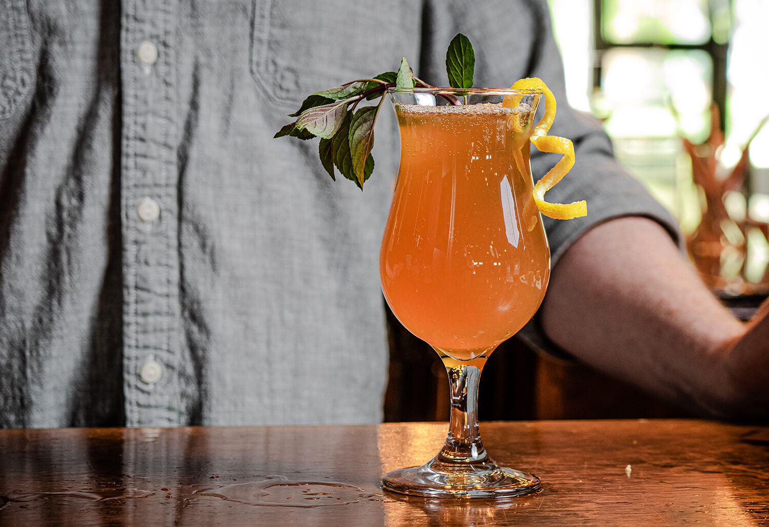 Grapefruit shandy